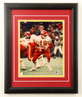Len Dawson Signed Chiefs Custom Framed Photo (Beckett) at PristineAuction.com
