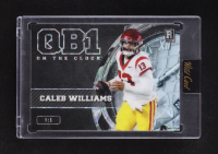 Caleb Williams 2023 Wild Card QB1 On the Clock Black and White Scope #OCWCW2 RC #1/1 at PristineAuction.com