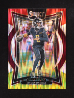 Jayden Daniels 2024 Select Prizm Red and Yellow Shock #26 RC at PristineAuction.com