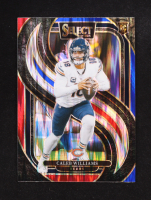 Caleb Williams 2024 Select Prizm Red and Blue Shock #114 RC at PristineAuction.com