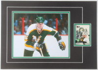 Bobby Smith Signed North Stars 8x10 Photo Custom Lithograph Display with Sports Card (JSA) at PristineAuction.com