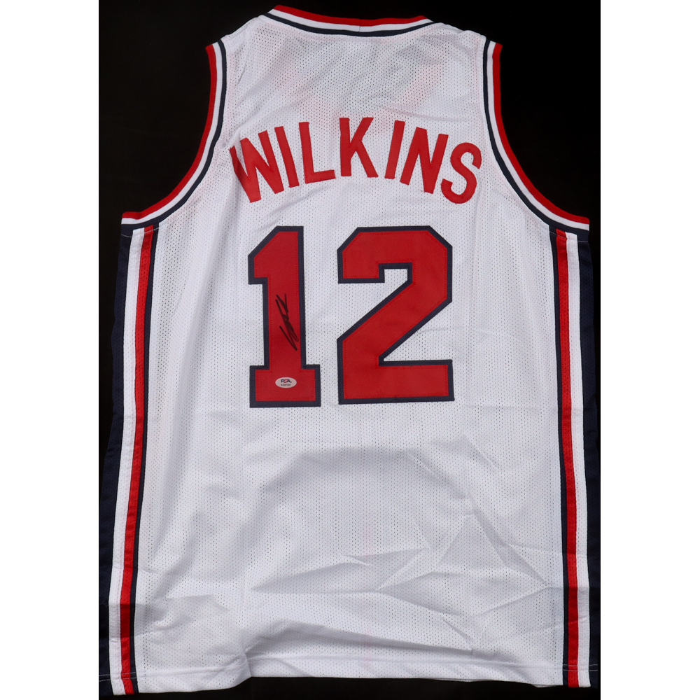 Dominique Wilkins Signed Jersey (PSA) at PristineAuction.com