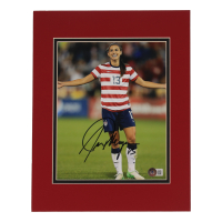 Alex Morgan Signed Team USA Custom Matted Photo (Beckett) at PristineAuction.com