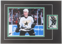 Jamie Langenbrunner Signed Stars Sports Card Custom Lithograph Display with Photo (JSA) at PristineAuction.com