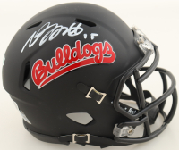 Davante Adams Signed Fresno State Bulldogs Matte Black Speed Mini Helmet (Beckett) at PristineAuction.com