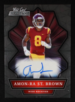 Amon-Ra St. Brown 2021 Wild Card Alumination Autographs #ABCA RC at PristineAuction.com