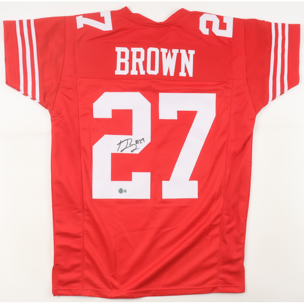 Ji'Ayir Brown Signed Jersey (Beckett) at PristineAuction.com