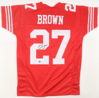 Ji'Ayir Brown Signed Jersey (Beckett) at PristineAuction.com