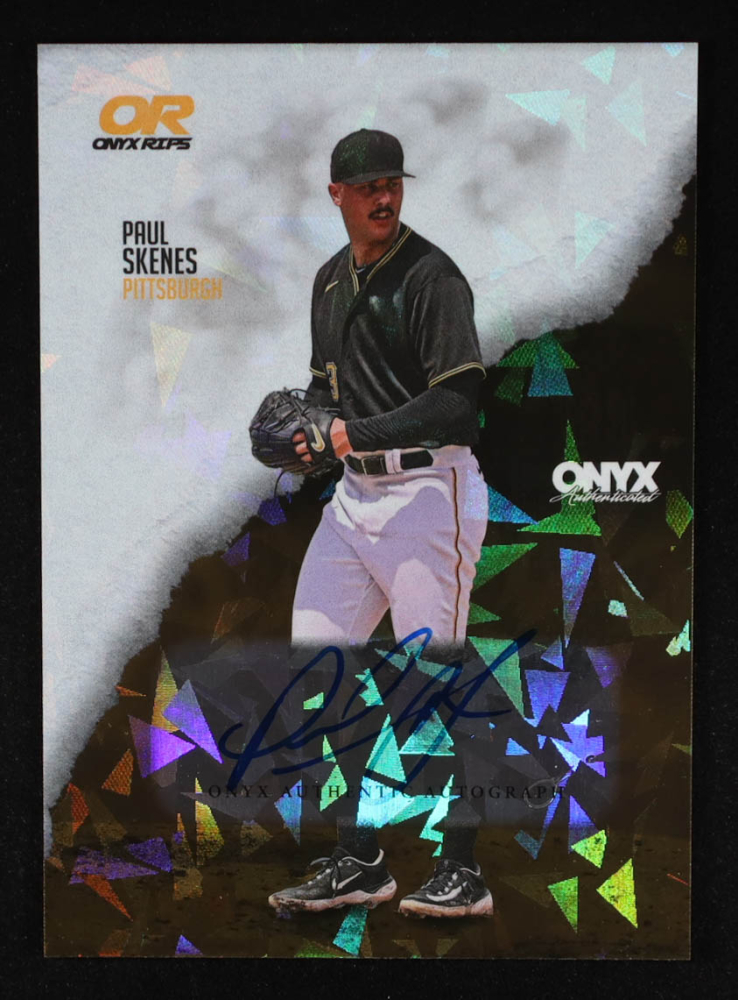 Paul Skenes 2024 Onyx Rips Autograph Cracked Ice #RAPASK RC