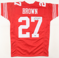 Ji'Ayir Brown Signed Jersey (Beckett) at PristineAuction.com