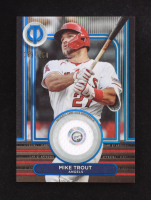 Mike Trout 2024 Topps Tribute Stamp of Approval Relics Blue #SOAMT #049/150 at PristineAuction.com