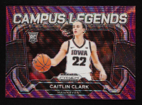 Caitlin Clark 2024-25 Panini Prizm Draft Picks Campus Legends Prizms Purple Wave #5 RC at PristineAuction.com