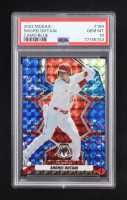 Shohei Ohtani 2022 Panini Mosaic Blue Camo #164 (PSA 10) at PristineAuction.com