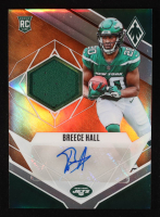 Breece Hall 2022 Panini Phoenix Rookie Premiere Jersey Autographs Orange #14 RC #82/149 at PristineAuction.com