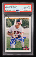 Manny Ramirez Signed 1992 Upper Deck #63 RC (PSA 8) at PristineAuction.com