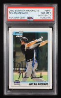 Nolan Arenado Signed 2010 Bowman Prospects #BP91 RC (PSA 8) at PristineAuction.com
