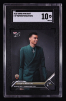 Victor Wembanyama 2023-24 Topps Now Draft #D1 RC (SGC 10) at PristineAuction.com