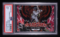 Elly De La Cruz 2023 Donruss Unleashed Pink Fireworks #7 RC (PSA 9) at PristineAuction.com
