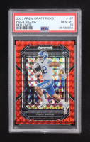 Puka Nacua 2023 Panini Prizm Draft Picks Red Finite #197 RC #017/125 (PSA 10) at PristineAuction.com