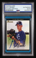 Zack Greinke Signed 2002 Bowman Draft #BDP6 RC (PSA) at PristineAuction.com