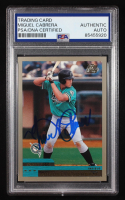 Miguel Cabrera Signed 2000 Topps Traded #T40 RC (PSA) at PristineAuction.com