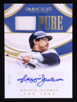 Reggie Jackson 2019 Immaculate Collection Pure Memorabilia Autographs #8 #05/25 at PristineAuction.com