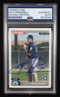 Felix Hernandez Signed 2004 Topps Total #842 FY RC (PSA) at PristineAuction.com