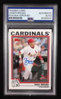 Yadier Molina Signed 2004 Topps #324 FY RC (PSA) at PristineAuction.com