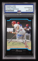 Yadier Molina Signed 2004 Bowman #301 FY RC (PSA) at PristineAuction.com