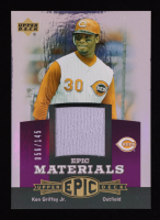 Ken Griffey Jr. 2006 Upper Deck Epic Materials Dark Purple #KG3 Jersey #056/145 at PristineAuction.com