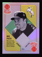 Mike Piazza 2003 Topps Chrome Red Backs Relics #MP Jersey at PristineAuction.com