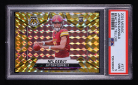 Jayden Daniels 2024 Panini Mosaic Mosaic Reactive Yellow #272 DEB RC (PSA 9) at PristineAuction.com