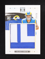 Blake Corum 2024 Panini Impeccable ImPatchable Rookies Silver #19 RC #20/25 at PristineAuction.com