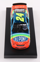 Jeff Gordon & Ray Evernham Signed LE NASCAR #24 Dupont 1996 Dover Win Monte Carlo Liquid Color 1:24 Scale Diecast Car (Hendrick) at PristineAuction.com