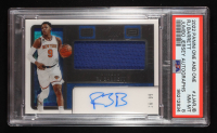 RJ Barrett 2022-23 Panini One and One Jumbo Jersey Autographs #1 #28/99 (PSA 8) at PristineAuction.com