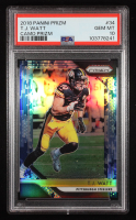T.J. Watt 2018 Panini Prizm Prizms Camo #34 #20/25 (PSA 10) at PristineAuction.com