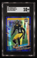 Joey Porter Jr. 2023 Donruss Optic Blue Hyper #287 RR RC (SGC 10) at PristineAuction.com