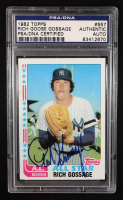 Rich Gossage Signed 1982 Topps #557 AS (PSA) at PristineAuction.com