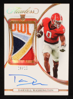 Darnell Washington 2023 Panini Flawless Collegiate Rookie Patches Gold Autographs #36 #8/10 at PristineAuction.com