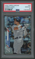 Aaron Judge 2020 Topps Chrome Refractor #50 (PSA 10) at PristineAuction.com