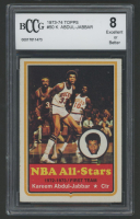 Kareem Abdul-Jabbar 1973-74 Topps #50 AS1 (BCCG 8) at PristineAuction.com