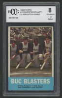 Smoky Burgess / Dick Stuart / Roberto Clemente / Bob Skinner 1963 Topps Buc Blasters #18 (BCCG 8) at PristineAuction.com