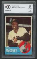 Willie McCovey 1963 Topps #490 (BCCG 8) at PristineAuction.com