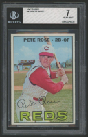 Pete Rose 1967 Topps #430 (BVG 7) at PristineAuction.com