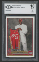 LeBron James 2003-04 Topps #221 RC (BCCG 10) at PristineAuction.com