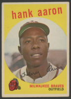 Hank Aaron 1959 Topps #380 at PristineAuction.com