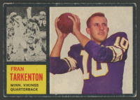 Fran Tarkenton 1962 Topps #90 SP RC at PristineAuction.com