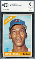 Ernie Banks 1966 Topps #110 (BCCG 8) at PristineAuction.com