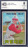 Pete Rose 1967 Topps #430 (BCCG 8) at PristineAuction.com