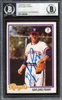 Gaylord Perry Signed 1978 Topps #686 (BGS) at PristineAuction.com